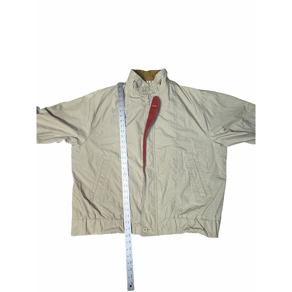 Mens Vintage London Fog Lined Bomber Jacket Size XL Y2K Zip Retro City Preppy - Picture 8 of 14